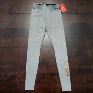 NWT Nike Metallic Athletic Leggings Size XS